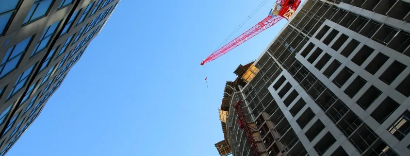 Større byggeprojekt med flere etager i byen